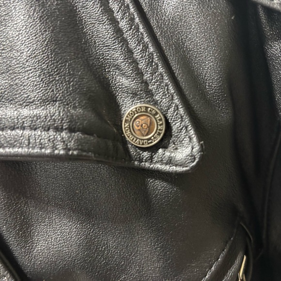 Harley-Davidson Men’s Vintage Leather Riding Jacket-XL - Picture 4 of 9